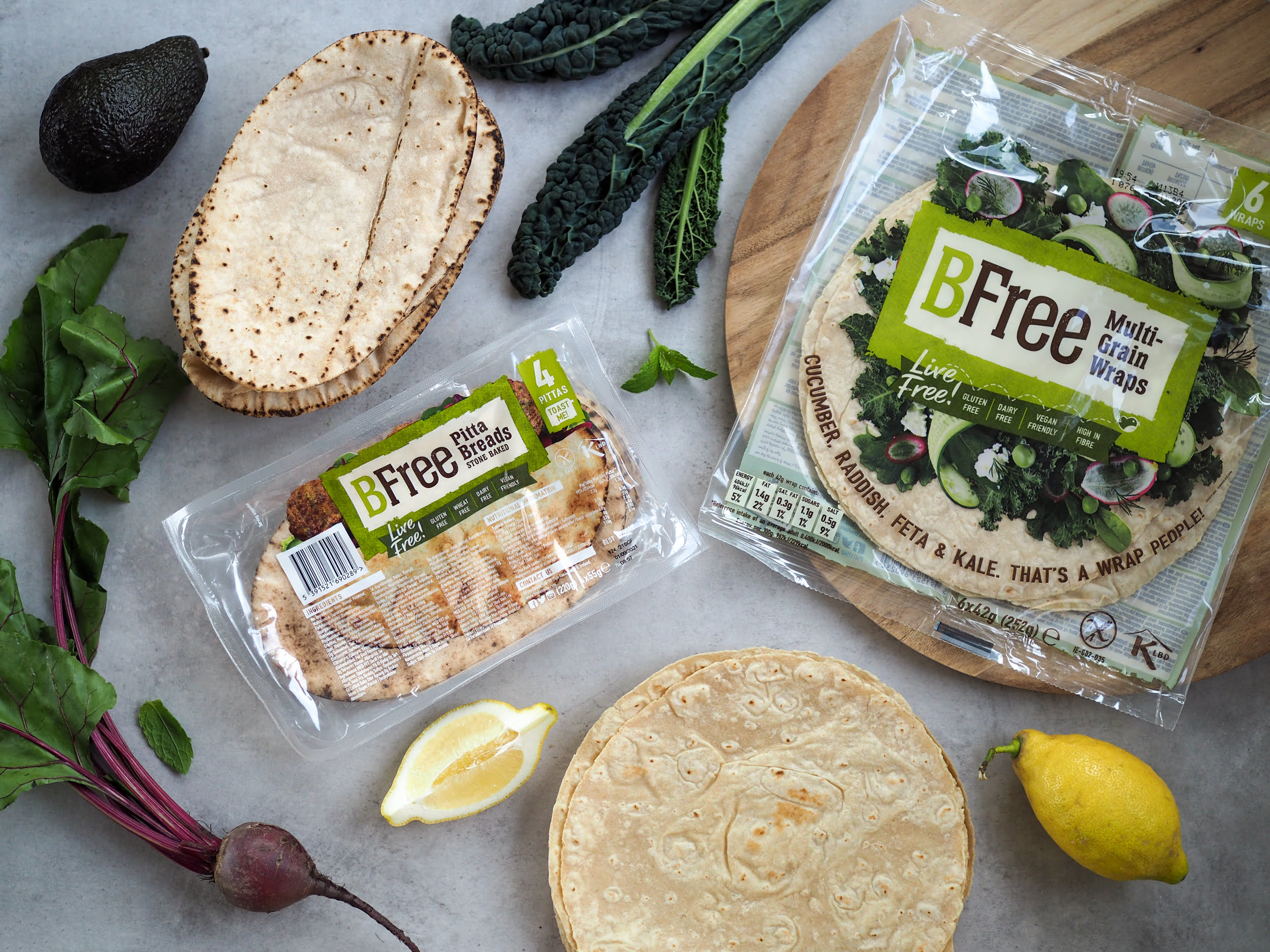 Glutenfria wraps Pitta Breads BFree