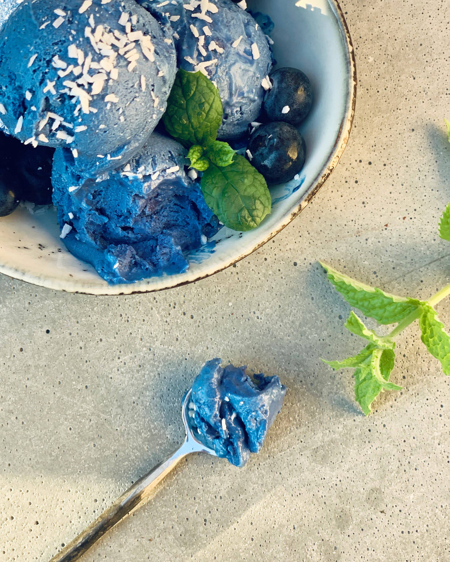 cashewglass blå spirulina