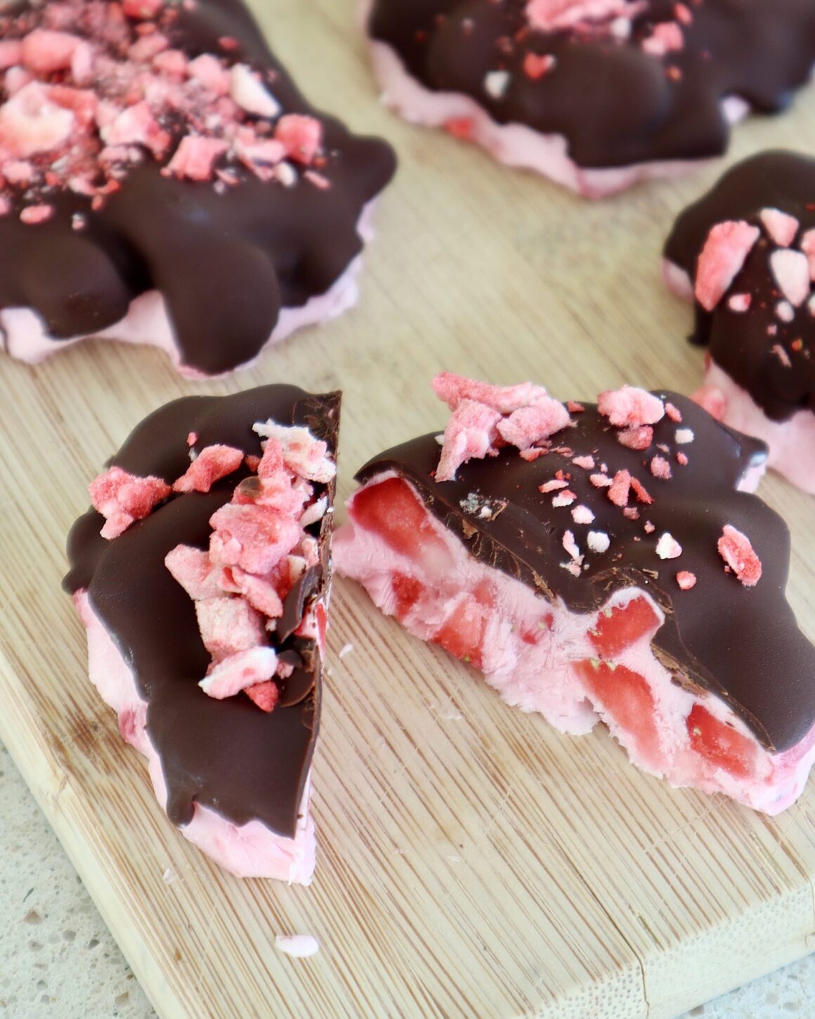 chokladdoppade icecream bites