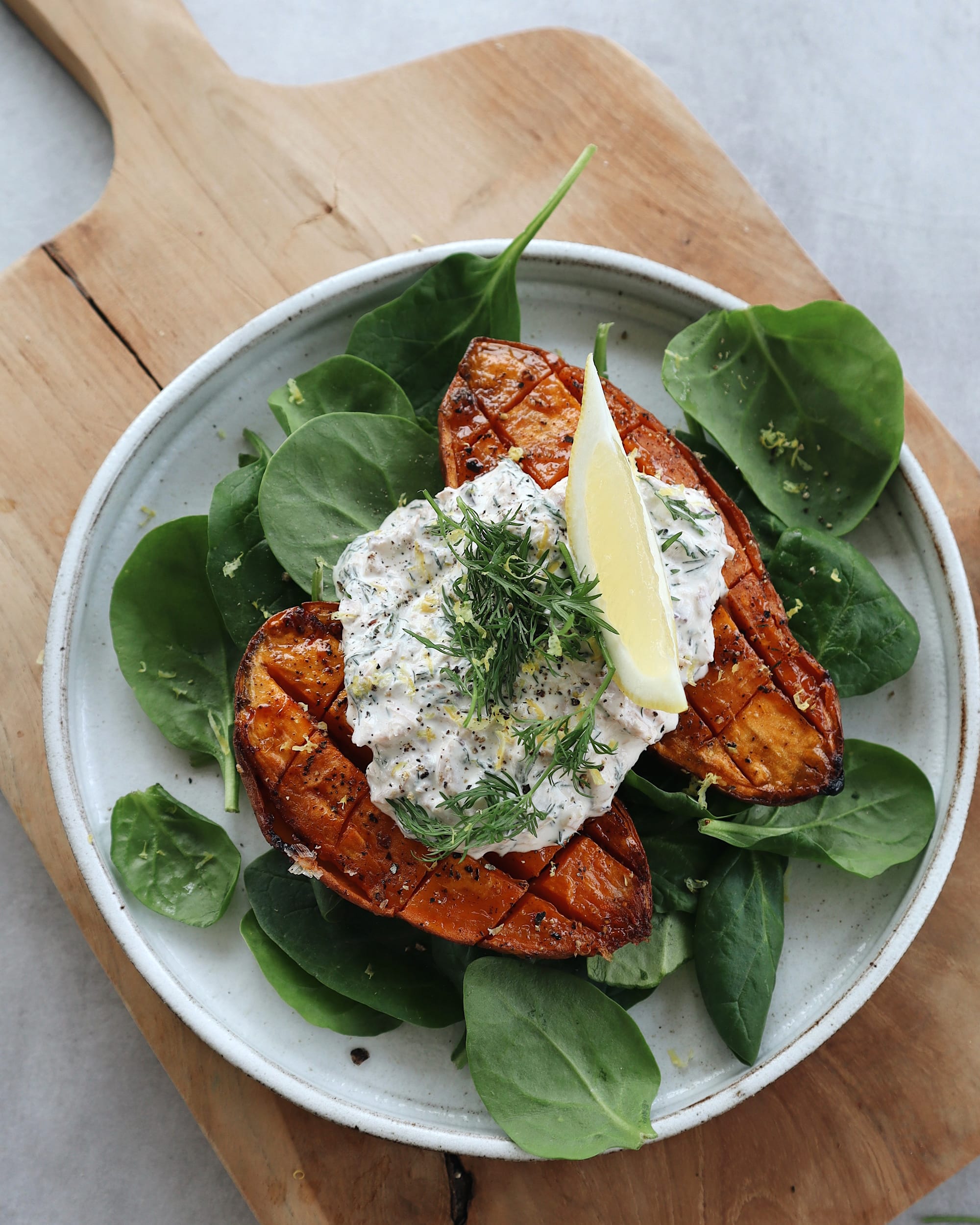 Sötpotatis tonfiskröra